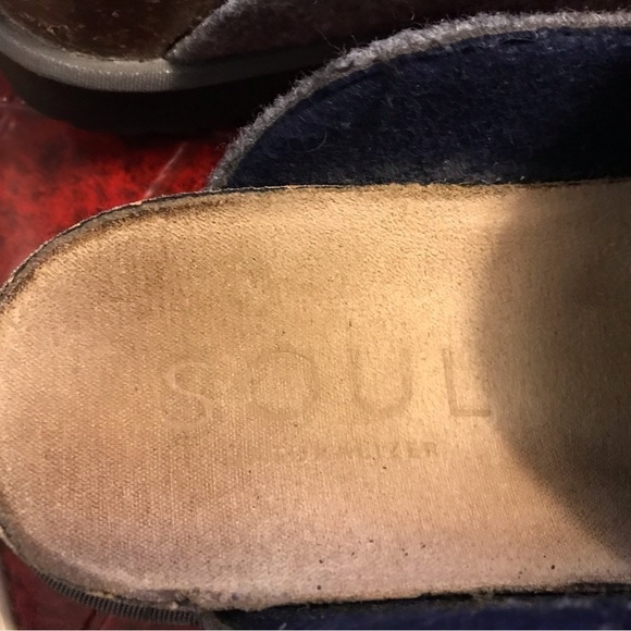 Women's Soul Naturalizer Amelia Comfort Slip-on Mule Grey Wool Size 6.5M - Picture 7 of 8